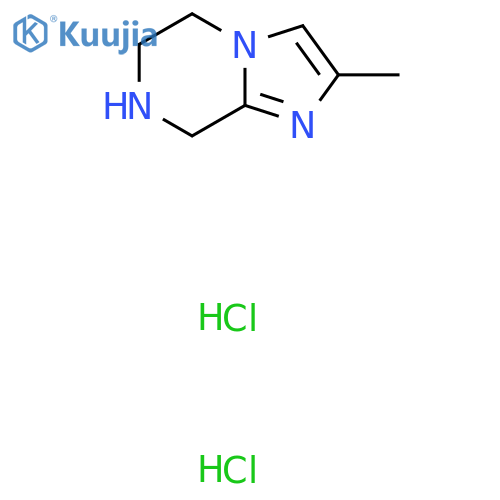 2-Methyl-5,6,7,8-tetrahydroimidazo1,2-Apyrazine 2HCl structure