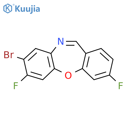 8-Bromo-3,7-difluorodibenzo[B,F][1,4]oxazepine structure