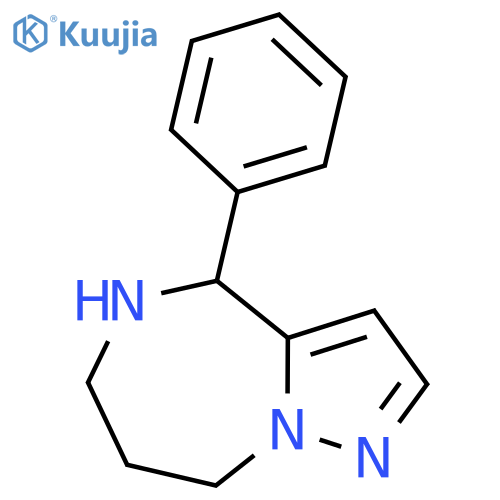 4-Phenyl-5,6,7,8-tetrahydro-4H-pyrazolo[1,5-A][1,4]diazepine structure