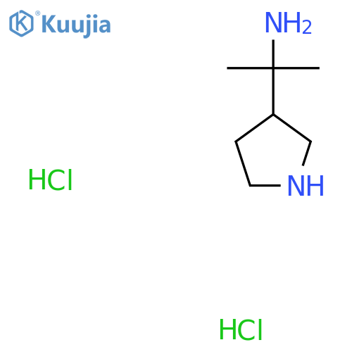 2-(Pyrrolidin-3-yl)propan-2-amine dihydrochloride structure