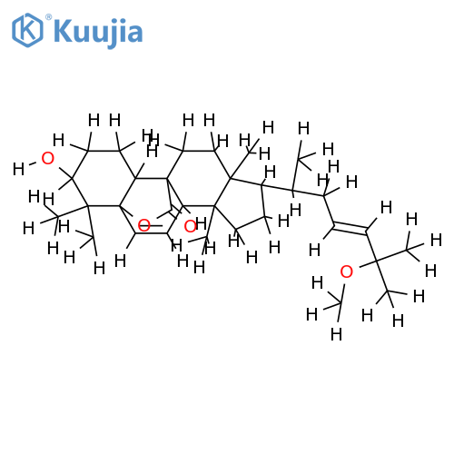 (23E)-3beta-hydroxy-25-methoxycucurbita-6,23-dien-19,5beta-olide structure
