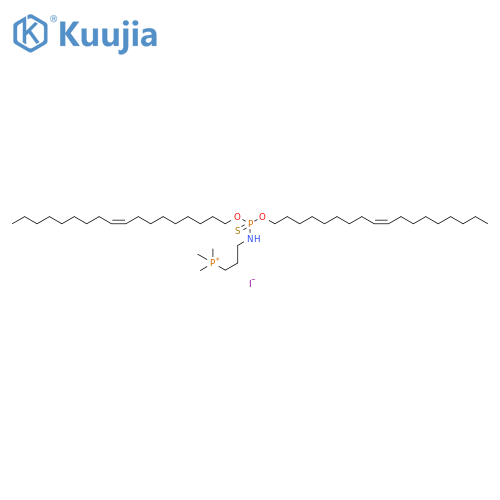 Phosphonium, [3-[[bis[(9Z)-9-octadecen-1-yloxy]phosphinothioyl]amino]propyl]trimethyl-, iodide (1:1) structure