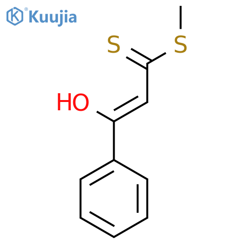 3-(methylsulfanyl)-1-phenyl-3-sulfanylprop-2-en-1-one structure