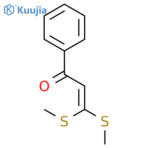 3,3-bis(methylsulfanyl)-1-phenylprop-2-en-1-one structure