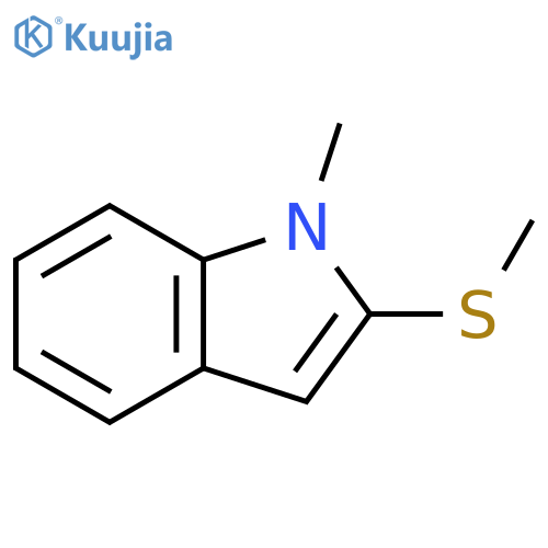 1-methyl-2-(methylthio)-1H-Indole structure