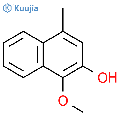 1-methoxy-4-methylnaphthalen-2-ol structure