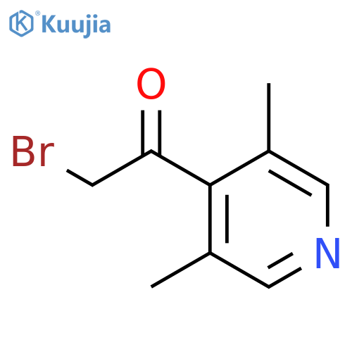 Ethanone, 2-bromo-1-(3,5-dimethyl-4-pyridinyl)- structure