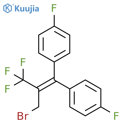 Benzene,1,1'-[2-(bromomethyl)-3,3,3-trifluoro-1-propenylidene]bis[4-fluoro- structure