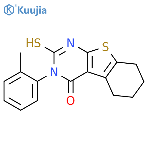 4-(2-methylphenyl)-5-sulfanyl-8-thia-4,6-diazatricyclo7.4.0.0,2,7trideca-1(9),2(7),5-trien-3-one structure