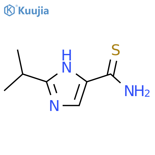 1H-Imidazole-4-carbothioamide,2-(1-methylethyl)-(9CI) structure