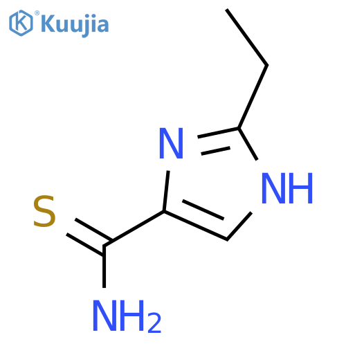 1H-Imidazole-4-carbothioamide, 2-ethyl- structure