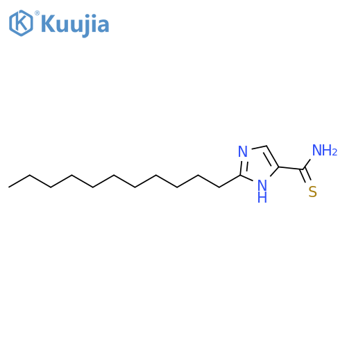1H-Imidazole-4-carbothioamide, 2-undecyl- structure