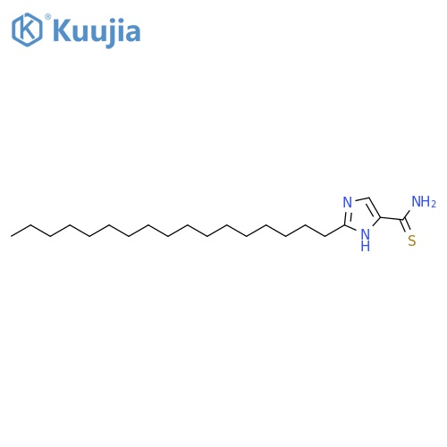 1H-Imidazole-4-carbothioamide, 2-heptadecyl- structure