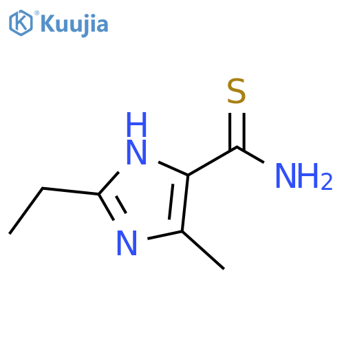1H-Imidazole-4-carbothioamide, 2-ethyl-5-methyl- structure