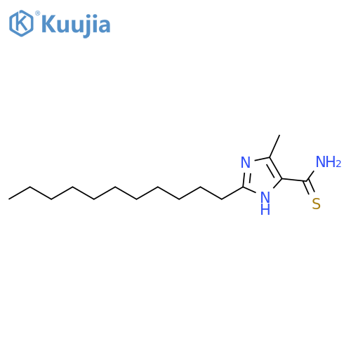 1H-Imidazole-4-carbothioamide, 5-methyl-2-undecyl- structure