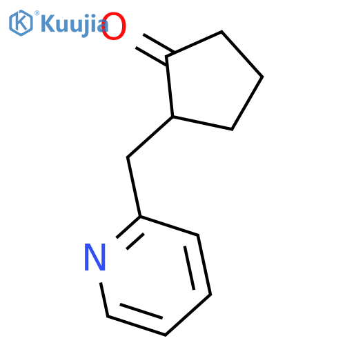 2-(pyridin-2-yl)methylcyclopentan-1-one structure