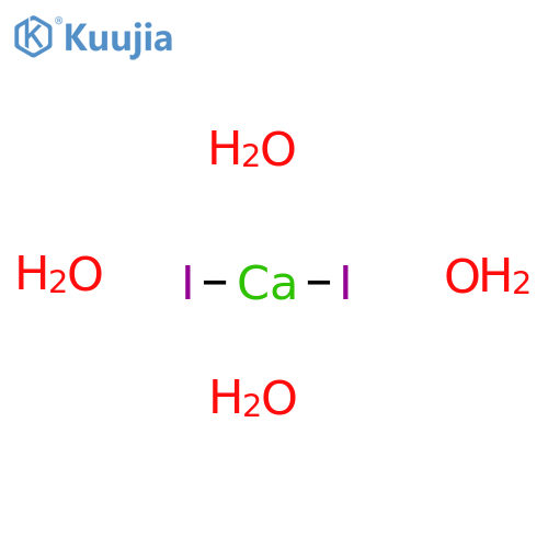 Calcium iodide tetrahydrate structure