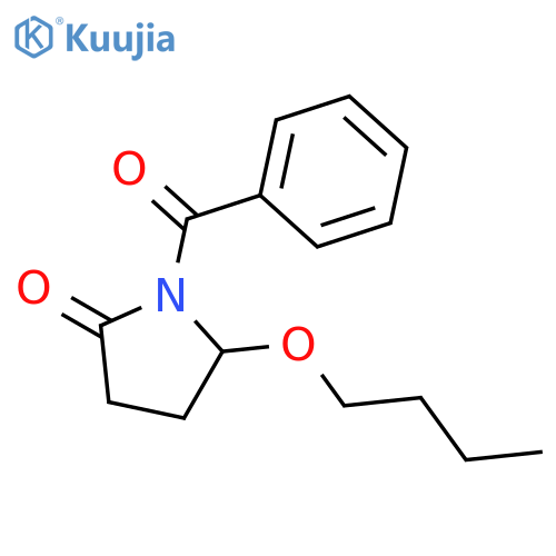 5-butoxy-1-(phenylcarbonyl)pyrrolidin-2-one structure