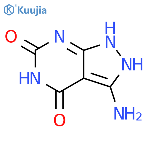 3-amino-1H-Pyrazolo[3,4-d]pyrimidine-4,6(2H,5H)-dione structure