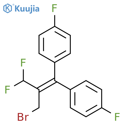 Benzene,1,1'-[2-(bromomethyl)-3,3-difluoro-1-propenylidene]bis[4-fluoro- structure