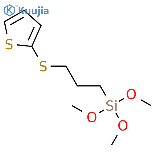 2-(3-Trimethoxysilylpropylthio)Thiophene structure