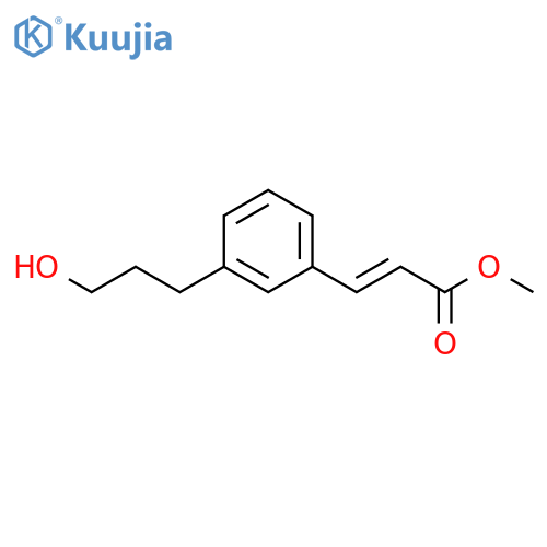2-Propenoic acid, 3-[3-(3-hydroxypropyl)phenyl]-, methyl ester, (E)- structure