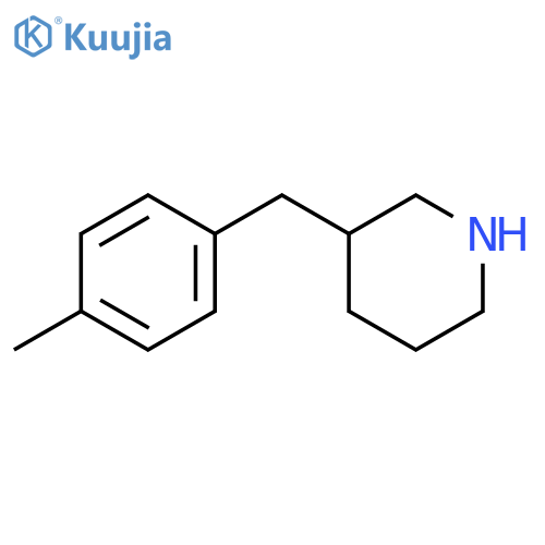 3-(4-Methylphenyl)methylpiperidine structure