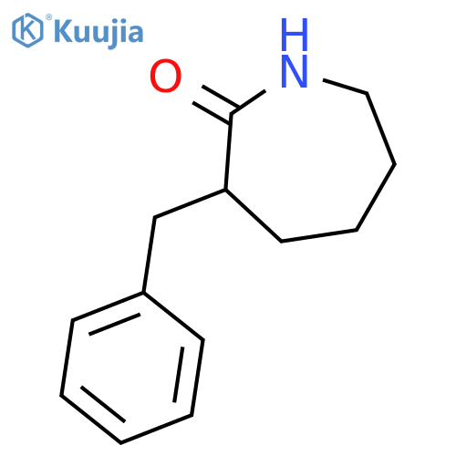 2H-Azepin-2-one, hexahydro-3-(phenylmethyl)- structure