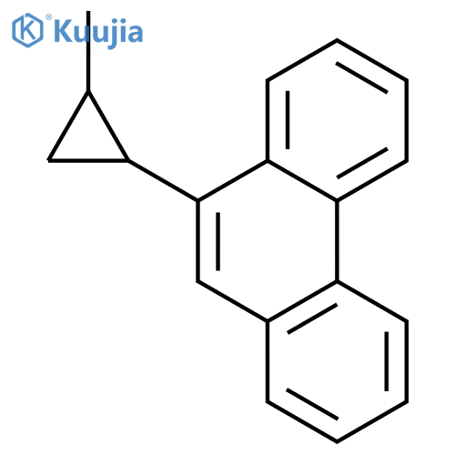 Phenanthrene, 9-(2-methylcyclopropyl)- structure