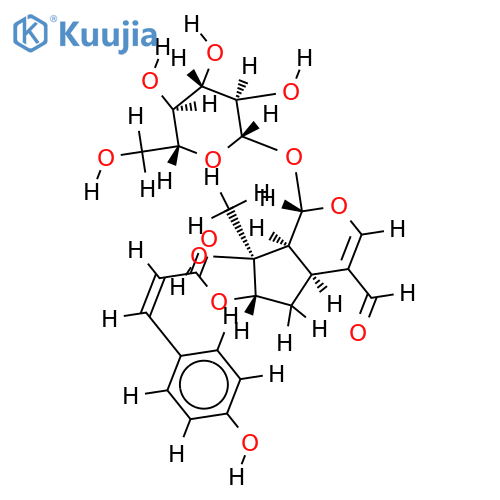 7-O-(Z)-p-coumaroylcachineside V structure