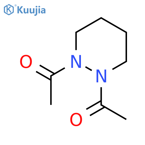 Pyridazine, 1,2-diacetylhexahydro- structure
