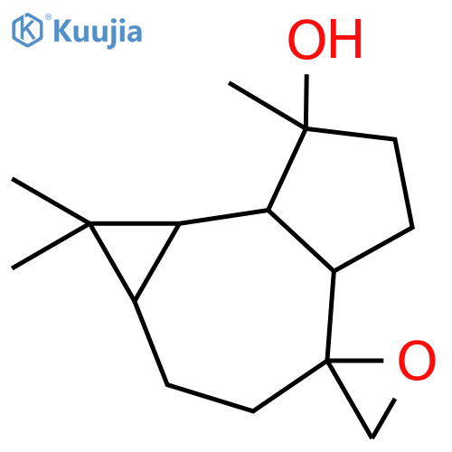 (1aR,4aS,7R,7aS,7bR)-1,1,7-trimethyldecahydrospiro[cyclopropa[e]azulene-4,2'-oxiran]-7-ol structure