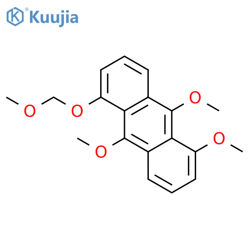 ANTHRACENE, 1,9,10-TRIMETHOXY-5-(METHOXYMETHOXY)- structure