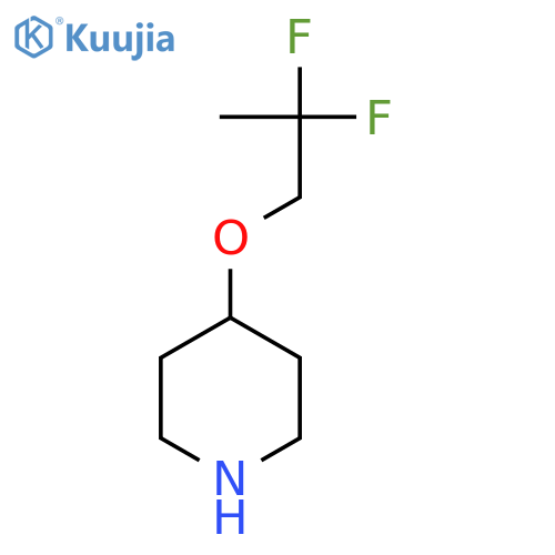 4-(2,2-Difluoropropoxy)piperidine structure