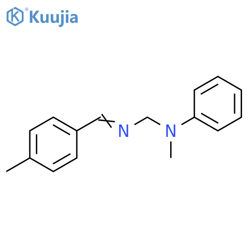 Methanediamine, N-methyl-N'-[(4-methylphenyl)methylene]-N-phenyl- structure