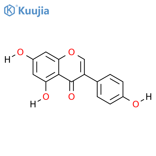 4H-1-Benzopyran-4-one, 5,7-di(hydroxy-d)-3-[4-(hydroxy-d)phenyl]- (9CI) structure