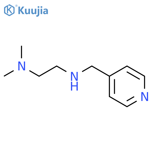 N,N-Dimethyl-N'-pyridin-4-ylmethyl-ethane-1,2-diamine structure