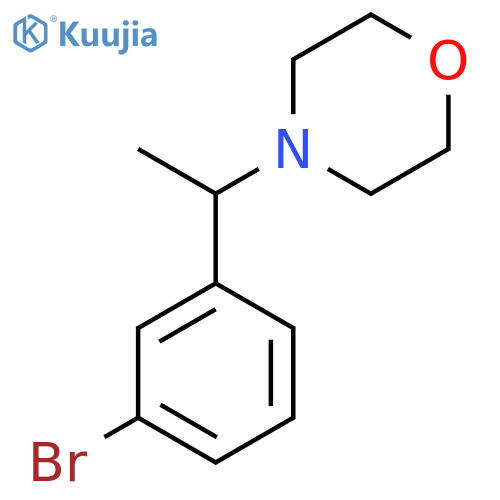 4-(1-(3-Bromophenyl)ethyl)morpholine structure