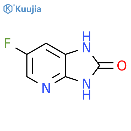 6-fluoro-1H-imidazo[4,5-b]pyridin-2(3H)-one structure
