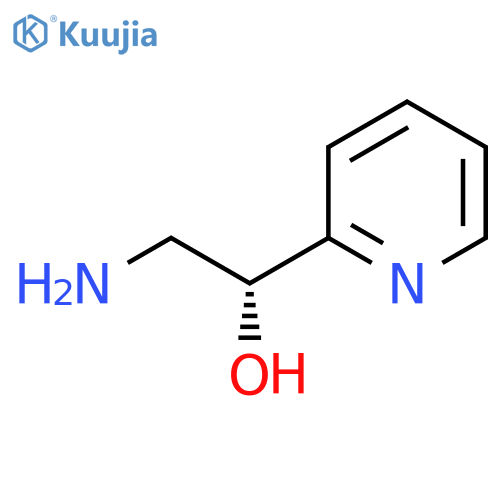 (1R)-2-amino-1-(pyridin-2-yl)ethan-1-ol structure