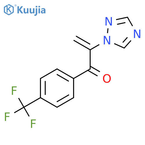 2-Propen-1-one, 2-(1H-1,2,4-triazol-1-yl)-1-[4-(trifluoromethyl)phenyl]- structure