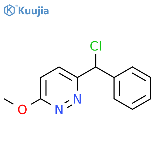 Pyridazine, 3-(chlorophenylmethyl)-6-methoxy- structure