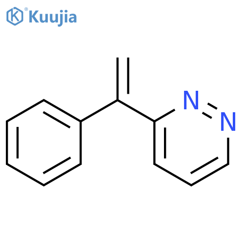 Pyridazine, 3-(1-phenylethenyl)- structure