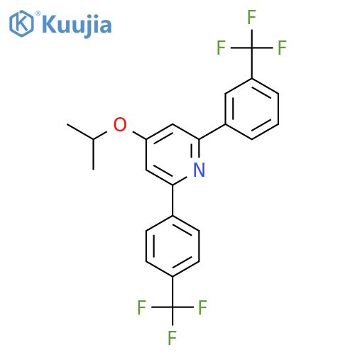4-(propan-2-yloxy)-2-[3-(trifluoromethyl)phenyl]-6-[4-(trifluoromethyl)phenyl]pyridine structure