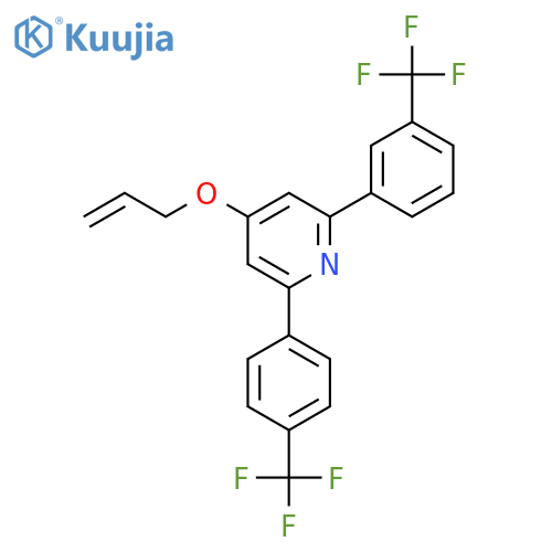 4-(prop-2-en-1-yloxy)-2-[3-(trifluoromethyl)phenyl]-6-[4-(trifluoromethyl)phenyl]pyridine structure