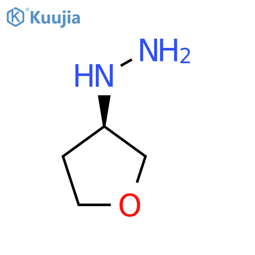 (3R)-(Tetrahydro-furan-3-yl)-hydrazine structure