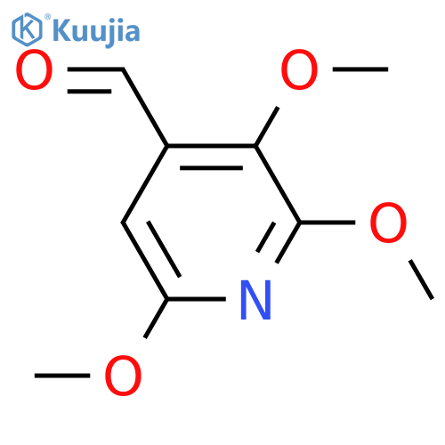 2,3,6-trimethoxypyridine-4-carbaldehyde structure