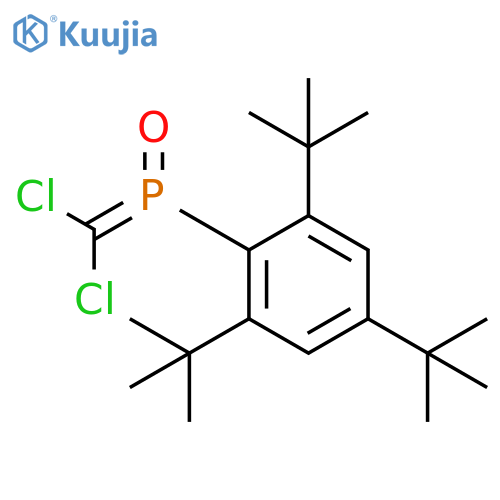 Phosphine oxide, (dichloromethylene)[2,4,6-tris(1,1-dimethylethyl)phenyl]- structure