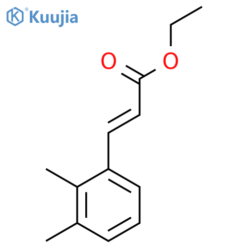 ethyl (2E)-3-(2,3-dimethylphenyl)prop-2-enoate structure