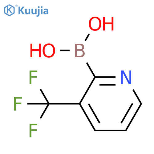 3-(trifluoromethyl)pyridin-2-ylboronic acid structure